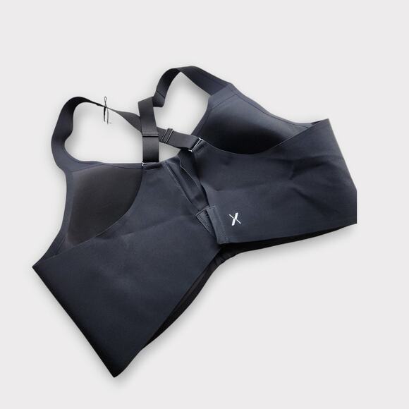 Knix Catalyst Front-Zip Sports Bra 40D/42D/40DD/42DD Black High-Impact Workout - Picture 5 of 6